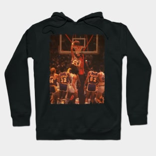 Kareem Abdul Jabbar - Vintage Design Of Basketball Hoodie